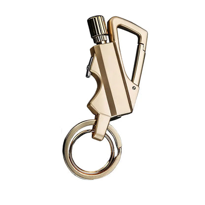 3-In-1 Utensils Multi-Tool, Portable Keychain with Bottle Opener and Lighter (Lighter Fluid Not Included)