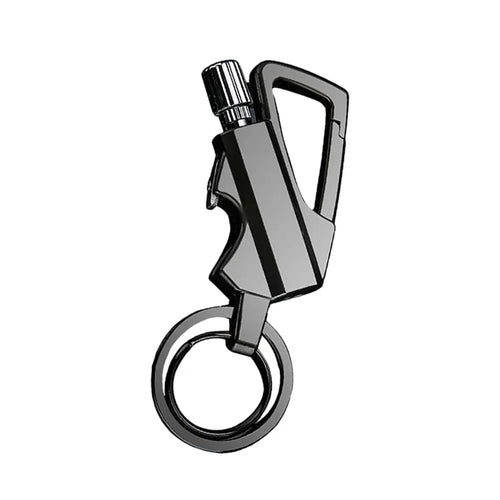 3-In-1 Utensils Multi-Tool, Portable Keychain with Bottle Opener and Lighter (Lighter Fluid Not Included)