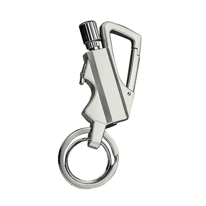 3-In-1 Utensils Multi-Tool, Portable Keychain with Bottle Opener and Lighter (Lighter Fluid Not Included)